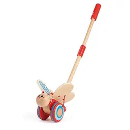 Hape Schiebetier Schmetterling aus Holz - Mit beweglichen Flügeln