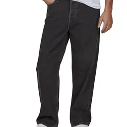 JACK & JONES Herren Baggy Fit Jeanshose Black Denim, Größe: 30W/30L