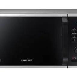 Samsung Mikrowelle 800 W, 23 ℓ, Kratzfester Innenraum, QuickDefrost, Silber