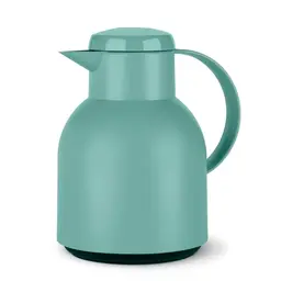 Emsa Samba Isolierkanne 1 Liter | 12h heiß, 24h kalt | Puder Grün