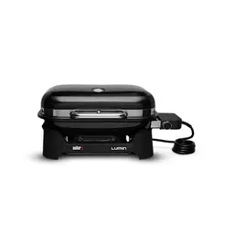 Weber Lumin Compact Tragbarer Elektrogrill, bis zu 315 °C, 43 x 32 cm, Schwarz