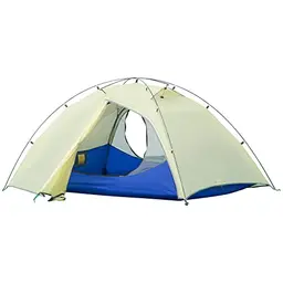 Outsunny 2-Personen Campingzelt - Kuppelzelt für Trekking und Festivals, cremeweiß, 230 x 140 x 110 cm