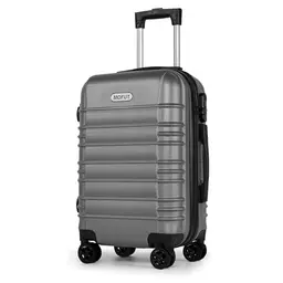 MoFut 20 Zoll Hartschalen Reisegepäck mit 4 Rollen, leichter ABS-Trolley mit Zahlenschloss (41L)