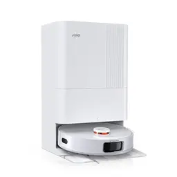 JONR T5 Pro Saugroboter mit Wischfunktion, 8000Pa Staubsauger Roboter, automatischer Wischmopp, Heißlufttrocknung, Weiß
