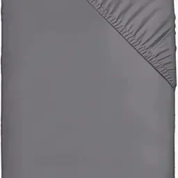 Utopia Bedding Spannbettlaken 90x200cm - Grau - Mikrofaser - 35 cm Tiefe