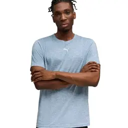 Puma Unisex Tad Essentials Heather Cat T-Shirt