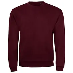 IMPRESSION T-SHIRT PERSONALISE Herren Hoodie/Pullover aus Baumwolle, Oxblood, Größe S