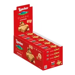 Loacker Classic Napolitaner - Waffeln mit Haselnuss-Creme in Großpackung - 25 Stk à 45 g