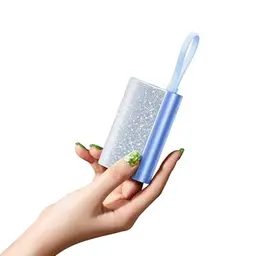 VEGER Power Bank 10.000 mAh - Kompakte 20W PD Powerbank mit integriertem Apple-USB-C-Kabel und LED (Blau)