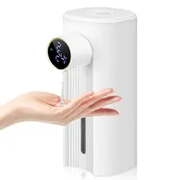 Automatischer Seifenspender mit Sensor – Einstellbar, IPX6 wasserdicht für Bad und Küche, weiß