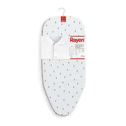 Rayen Tischbügelbrett, kompaktes Klappdesign, aufhängbar, bedruckt, ca. 73,5 x 31,5 cm
