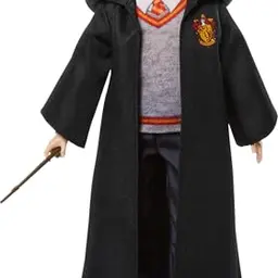 Harry Potter Ron Weasley Figur mit Hogwarts-Gewand und Zauberstab