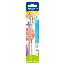 Pelikan Borstenpinsel Set, Größe 6 und 12, 2 Stück
