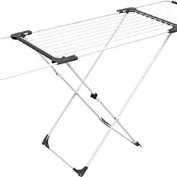 Vileda Surprise Wäscheständer, Aluminium, weiß, 62 x 12.5 x 133 cm