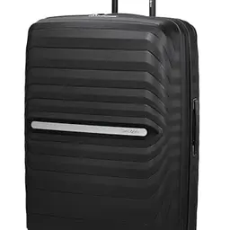 Samsonite Neo Flux Spinner L, erweitbarer Hartschalenkoffer, 75 cm, Schwarz