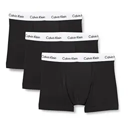 Calvin Klein Herren Boxershorts Low Rise TRUNK, 3er Pack, Mehrfarbig - Größe Large