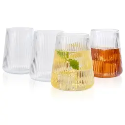Tritan-Kunststoff Weingläser 354 ml, 4er Set, spülmaschinenfest, perfekt für Zuhause, Camping und Partys