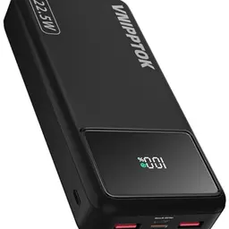 VNIPPTOK Power Bank 20000mAh, Tragbare 22,5W Powerbank, USB C Kompatibel mit iPhone, Xiaomi, Samsung und mehr