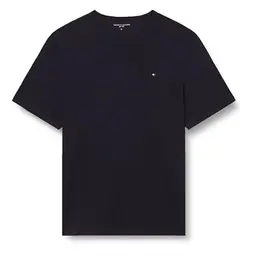 Tommy Hilfiger Herren T-Shirt, Blue (Desert Sky), Größe M