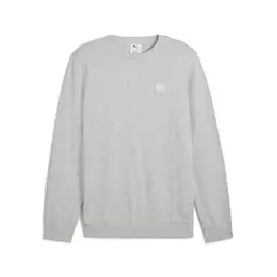 PUMA Herren Crew Sweatshirt, Light Gray Heather, Größe S