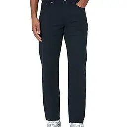 Amazon Essentials Herren 5-Pocket Twillhose, Gerade geschnitten, Schwarz, Größe 28W/30L