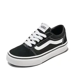 Vans Unisex Kinder Ward Sneaker in Schwarz/Weiß, Größe 39 EU