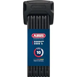 ABUS Faltschloss Bordo 6000K - Fahrradschloss mit XPlus Zylinder und SH-Schlosshalter - Sicherheitslevel 10, 120 cm