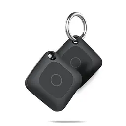Hoxe Air Tracker Tag, Smart Schlüsselfinder für Apple iOS, Lauter Piepton, Austauschbarer Akku, 2er Pack
