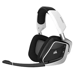 Corsair VOID ELITE Wireless Gaming Headset - 7.1 Surround Sound, 2.4 GHz, RGB Beleuchtung, PC & PS4 - Weiß