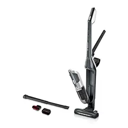 Bosch Flexxo 2in1 Akku-Staubsauger BBH3P280, kabellos, beutellos, hohe Saugleistung, LED Düse, alle Bodenarten, dunkelgrau