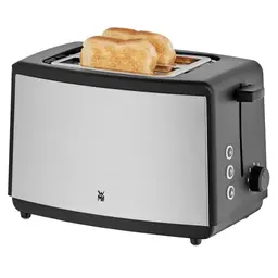 WMF Bueno Edition Toaster 2 Scheiben, Doppelschlitz mit Brötchenaufsatz, 7 Bräunungsstufen, 800 W, matt
