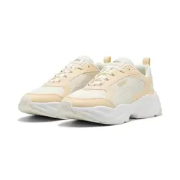 Puma Cassia 2.0 Damen-Sneaker in Warmweiß und Dampfgrau, Größe 39 EU