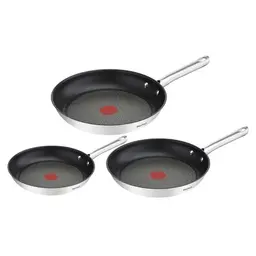 Tefal Duetto 3-teiliges Pfannenset, Bratpfannen 20, 24 und 28 cm, induktionsgeeignet
