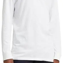 Levi's Herren Long-Sleeve T-Shirt Original Housemark, Baumwolle, Weiß, Größe L