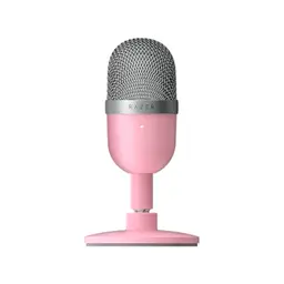 Razer Seiren Mini (Quartz) - USB Mikrofon für Streaming, kompakt, neigbarer Ständer, pink