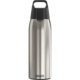 SIGG Edelstahl Trinkflasche Shield ONE - Auslaufsicher & BPA-frei - 1L für Outdoor & Fitness
