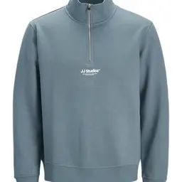 JACK & JONES Sweatshirt mit Quarter Zip für Jungen