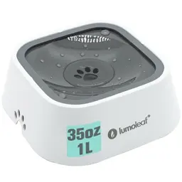 LumoLeaf Wassernapf für Hunde und Katzen, 1L, Auslaufsicher und Anti-Schwapp, Ideal für Unterwegs