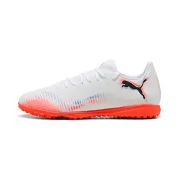 Puma Future 8 Play Herren-Fußballschuhe, weiß/schwarz/rot, Größe 48.5 EU