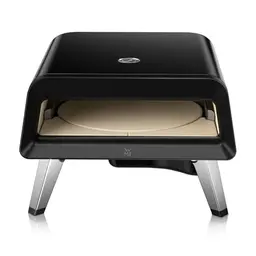 WMF Pizzaiolo Pro Gas Pizzaofen mit 40cm Stein, automatische Drehung, 450°C, schnelle Zubereitung in 90 Sek.