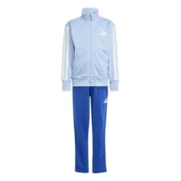 adidas Kinder CLIMACOOL Trainingsanzug, glow blue/white, 3-4 Jahre