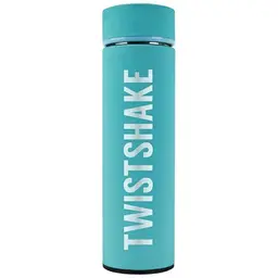 Twistshake Heiß- oder Kaltisolierflasche 420 ml – Edelstahl-Wasserflasche, BPA-frei, pastellblau