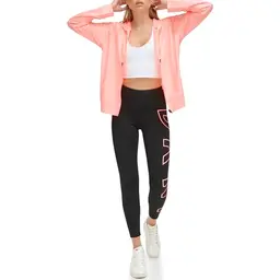 DKNY Cropped Leggings für Damen, Atomic Pink, Größe S