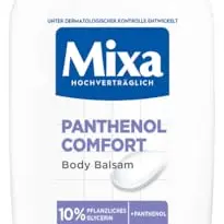 Mixa Panthenol Body Lotion, beruhigender Balsam für empfindliche Haut, 250 ml