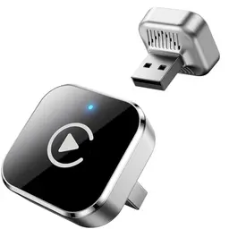 Wireless CarPlay & Android Auto Adapter, kabellos, Plug & Play, für Fahrzeuge ab 2016, Silber