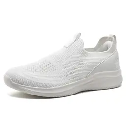 TIOSEBON Damen Walking Tennisschuhe Leichte Mesh Sneaker Bequem Weiß EU 36