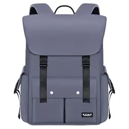 Amythe Herren Rucksack für Laptop bis 15.6", Wasserdicht, Grau, Ideal für Schule und Reise