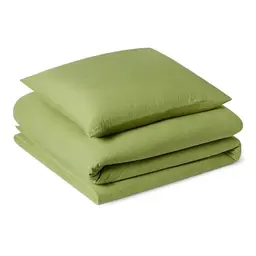 Amazon Basics Bettwäsche 135x200 cm, 2-teilig, Mikrofaser, Grün