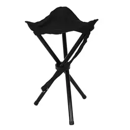 Campinghocker Gm M12 – Gartenmöbel, Außensitz, 31x45x31 cm, UV-behandelt, Schwarz