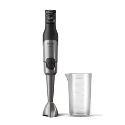 Philips Stabmixer 5000er Serie - 1200W, ProMix-Technologie, Kompaktes Design, Schwarz (HR2681/00)